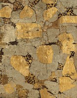 Gilded Stone Gold I Fine Art Print