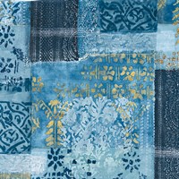 Alhambra III Indigo Fine Art Print