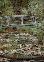 Waterlily Pond, Japanese Bridge Fine Art Print