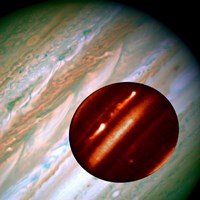 Hubble/IRTF Composite Image of Jupiter Storms by NASA, ESA, STScl - various sizes, FulcrumGallery.com brand