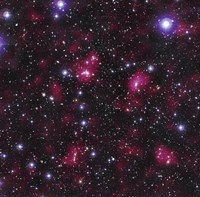 Dark Matter Distribution in Supercluster Abell 901/902 Fine Art Print