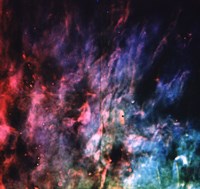 Window-Curtain Structure of the Orion Nebula Fine Art Print