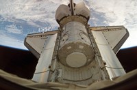 The Harmony Node in Space Shuttle Discovery's Cargo Bay Fine Art Print