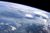 Haze in the Po River Valley of Italy Fine Art Print