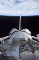 Space Shuttle Discovery's Cargo Bay Fine Art Print