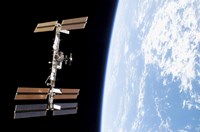 International Space Station Parrallel to Earth Fine Art Print