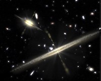 Two Types of Spiral Galaxies that Populate our Universe Fine Art Print