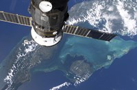 The Docked Progress 22 Spacecraft Fine Art Print