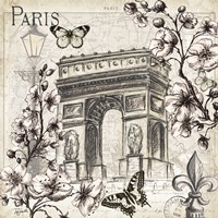 Paris in Bloom II Fine Art Print