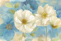 Watercolor Poppies Landscape Fine Art Print