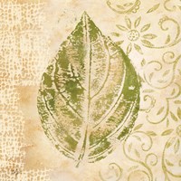 Leaf Scroll IV Framed Print