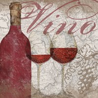 Vino and Vin I Fine Art Print