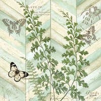 Chevron Botanical I Fine Art Print