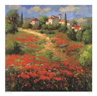 Country Village II Fine Art Print