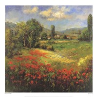 Country Village I Fine Art Print