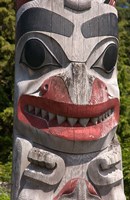 Totem Pole, Queen Charlotte Islands, Canada Fine Art Print