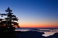 British Columbia, Salt Spring, Mt Maxwell sunrise Fine Art Print