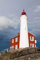 Fisgard Lighthouse, Victoria, Vancouver Island, British Columbia, Canada Fine Art Print