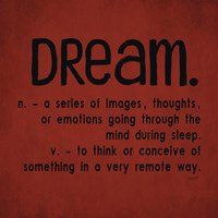 Definitions-Dream II Fine Art Print