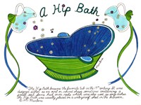 A Hip Bath Fine Art Print