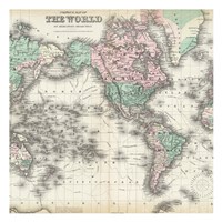 World Map 2 Fine Art Print