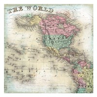 World Map 6 Fine Art Print