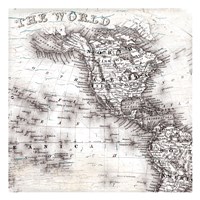 World Map 4 Fine Art Print