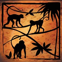 Safari Silhouette II Fine Art Print