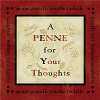 Pasta Sayings IV Fine Art Print