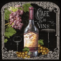 Cafe de Vins Wine I Framed Print