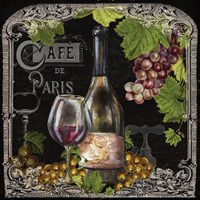 Cafe de Vins Wine II Fine Art Print