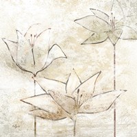 Floral Sketch I Fine Art Print