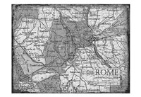 Environs Rome Gray Fine Art Print
