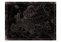 Eastern Map Framed Print