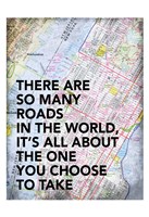 Roads in The World by Jace Grey - 13" x 19" - $14.99