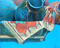 Blue Pots 3 Fine Art Print