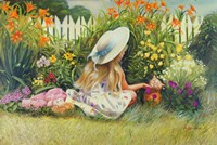 In Mother's Garden Fine Art Print