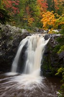 WI, Pattison SP, Little Manitou Falls, Black River Fine Art Print