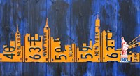 NYC Extended Version License Plate Fine Art Print
