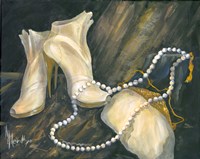 Shoes and Necklace Fine Art Print
