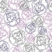 Cottage Rose Garden I Fine Art Print