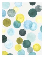 Aquatic Orbit I Framed Print