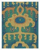 Sunset Ikat I Fine Art Print