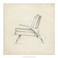 Mid Century Furniture Design II Fine Art Print
