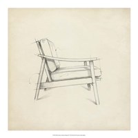 Mid Century Furniture Design III by Ethan Harper - 18" x 18"