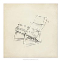 Mid Century Furniture Design IV Fine Art Print