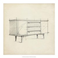 Mid Century Furniture Design V Fine Art Print