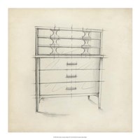Mid Century Furniture Design VII by Ethan Harper - 18" x 18"