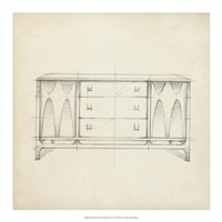 Mid Century Furniture Design VIII Fine Art Print