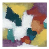 Color Cascade I Framed Print